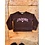 J'adore Sweater with Heart - Brown/Pink