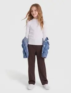 ONLY GIRLS Only - Sporty Striped Pants - Coffee Brown
