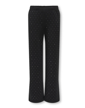 ONLY GIRLS Only - Gada Bling Stone Comfy Pants - Black/Silver