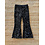 Sequin Sparkle Flared - Black/Silver
