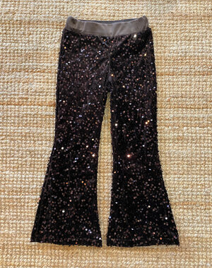  Sequin Sparkle Flared - Brown