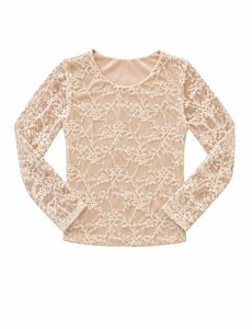  Beautiful Lace Top - Taupe