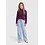 ONLY GIRLS Only - Piumo Fluffy Glitter Sweater - Bordeaux/Magenta