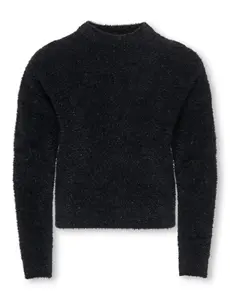 ONLY GIRLS Only - Piumo Fluffy Glitter Sweater - Black