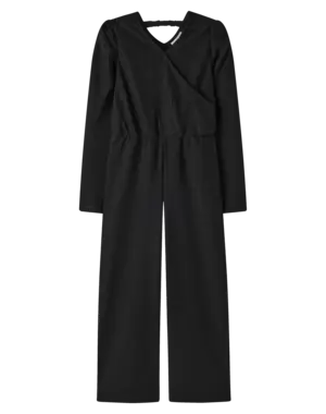 Name it - Glitter Striped Jumpsuit - Black/Silver