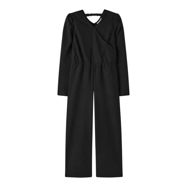Name it - Glitter Striped Jumpsuit - Black/Silver