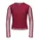 ONLY GIRLS Only - Jada Rhinestone Mesh Top - Bordeaux Red