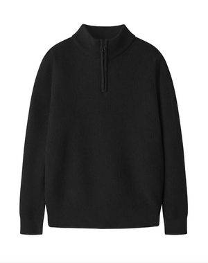 NAME IT Name It - Stanfor Zip Sweater - Black
