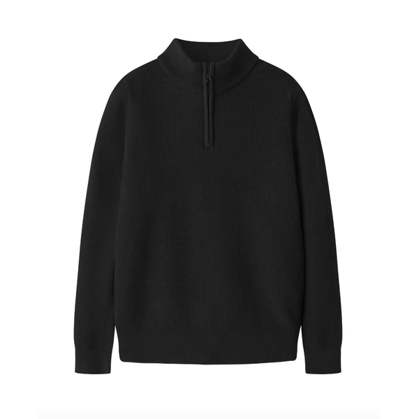 NAME IT Name It - Stanfor Zip Sweater - Black