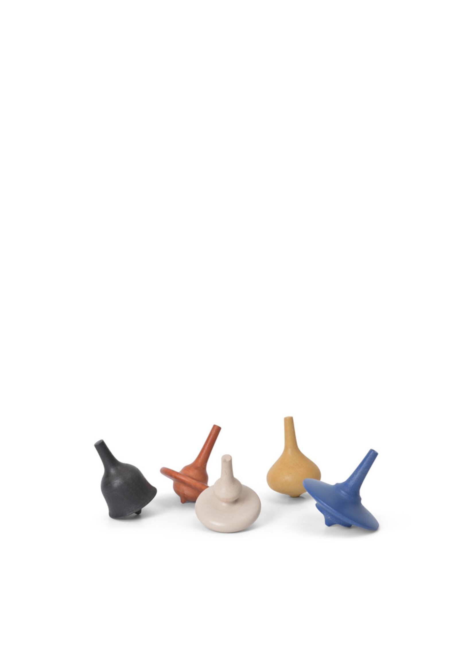 Ferm Living Draaitollen - Set van 5 - Multi