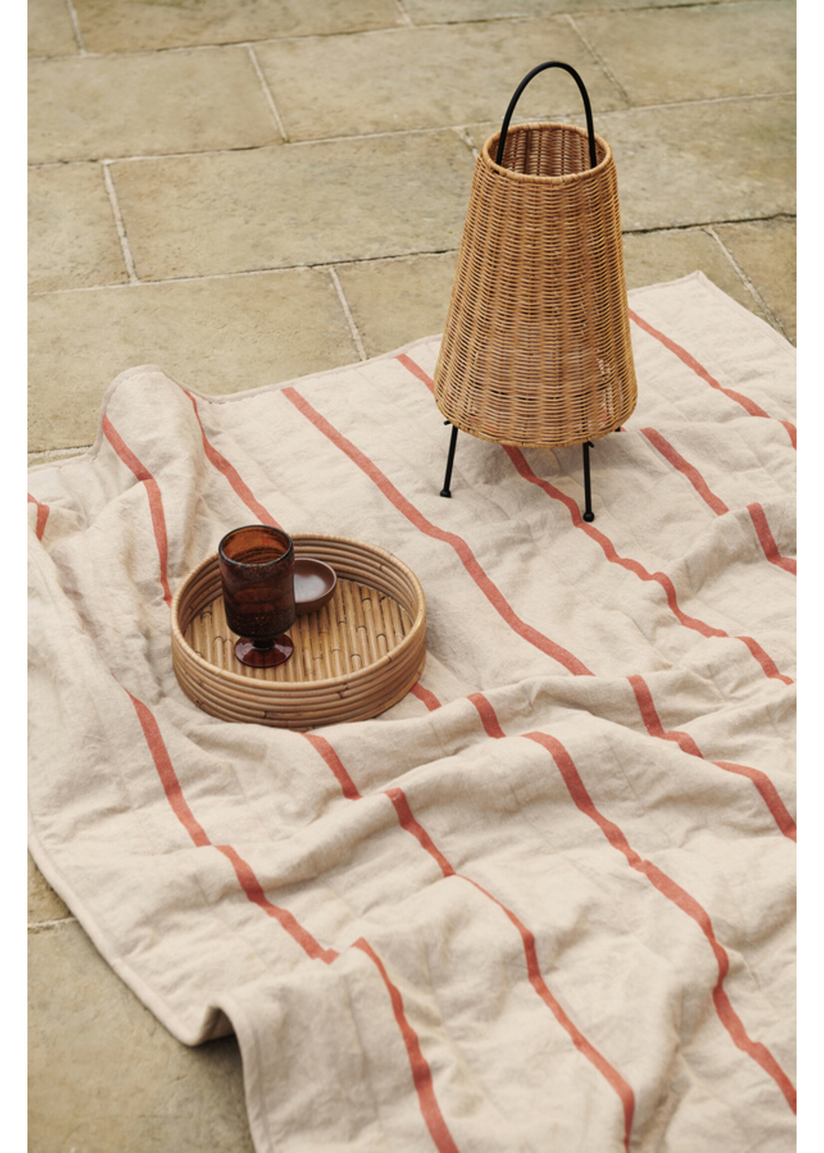 Ferm Living Isola Dienbladen - Set van 2 – Naturel