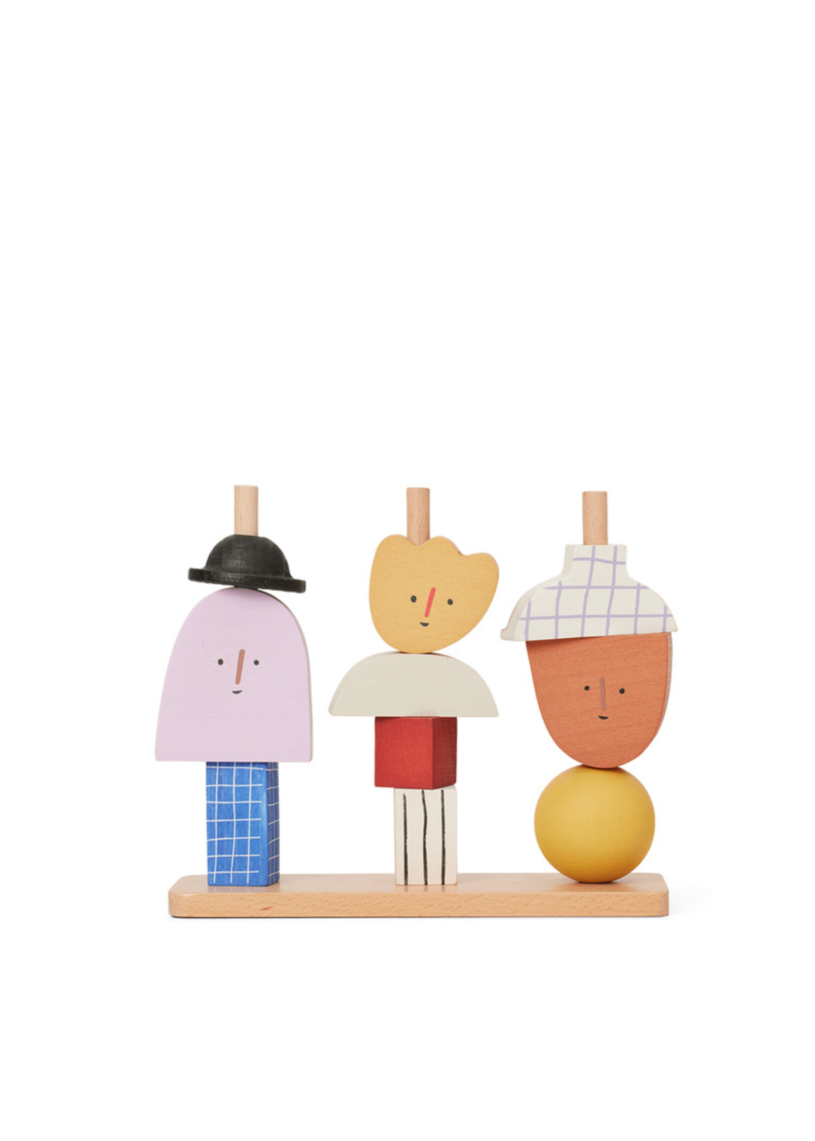 Ferm Living Character Stapelblokken - Multi