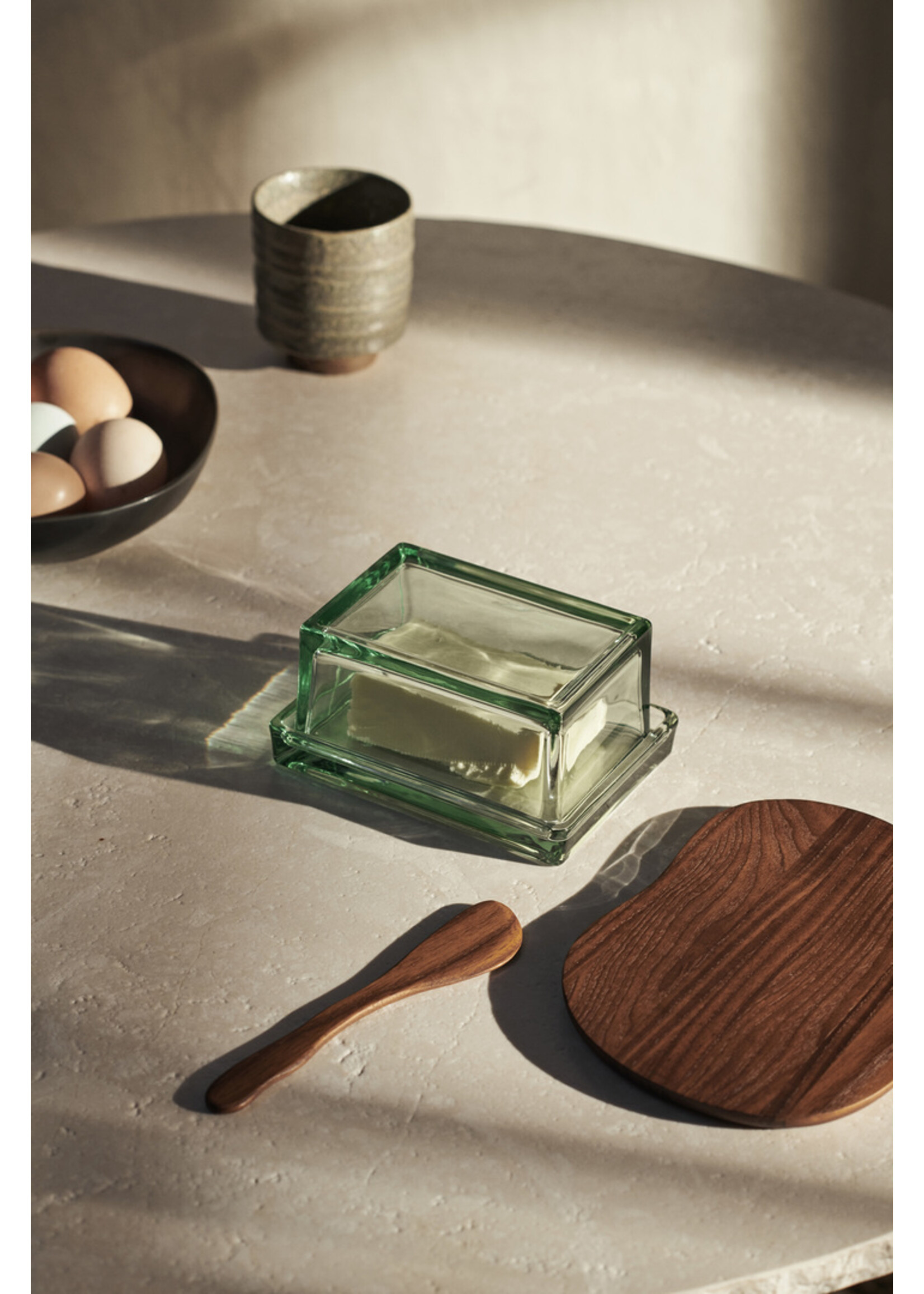 Ferm Living Cairn Botermesjes - Set van 2 – Donkerbruin