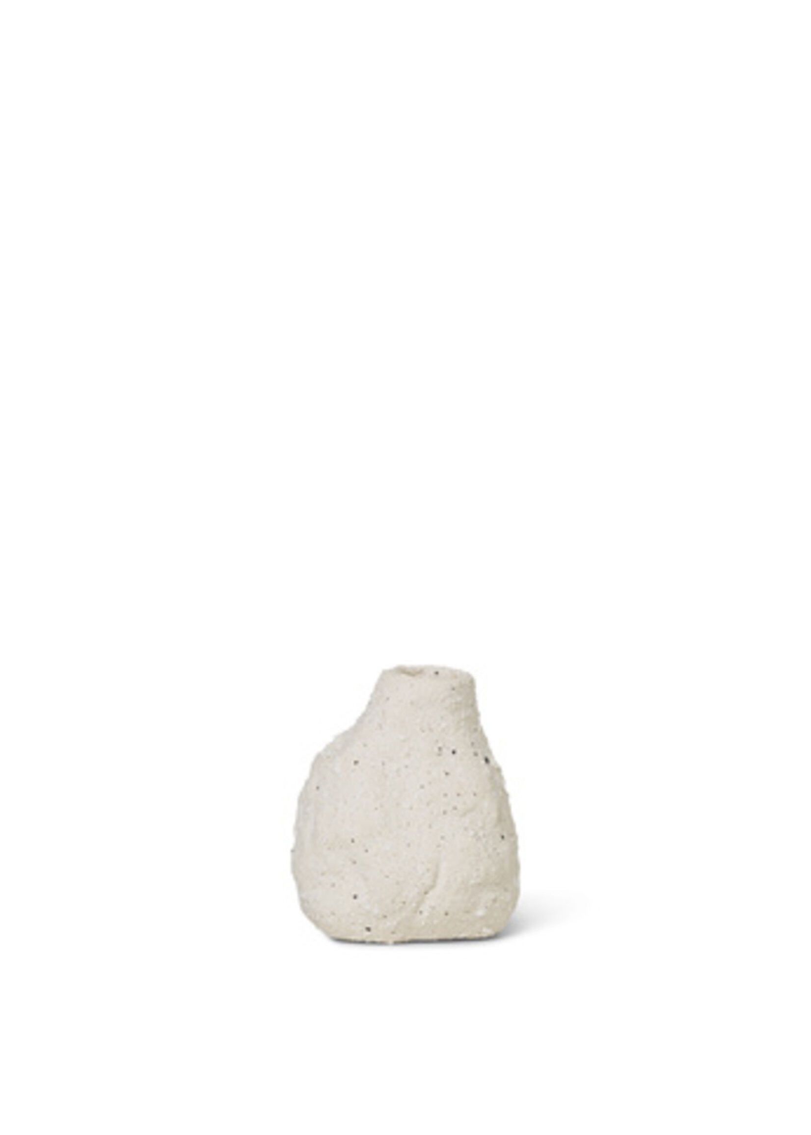 Ferm Living Vulca Mini Vaasje – Offwhite stone