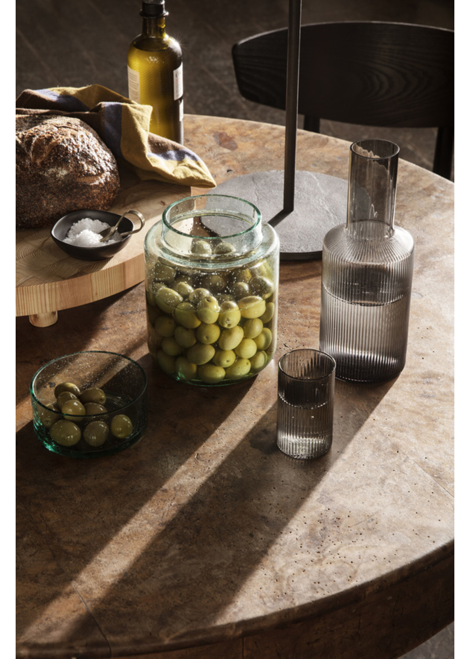 Ferm Living Ripple Aperitiefglaasjes – Set van 4