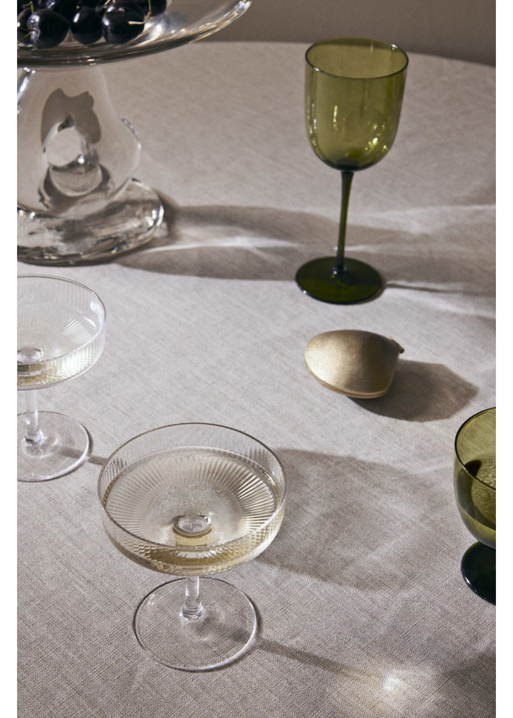 Ferm Living Ripple Champagneglazen – Set van 2