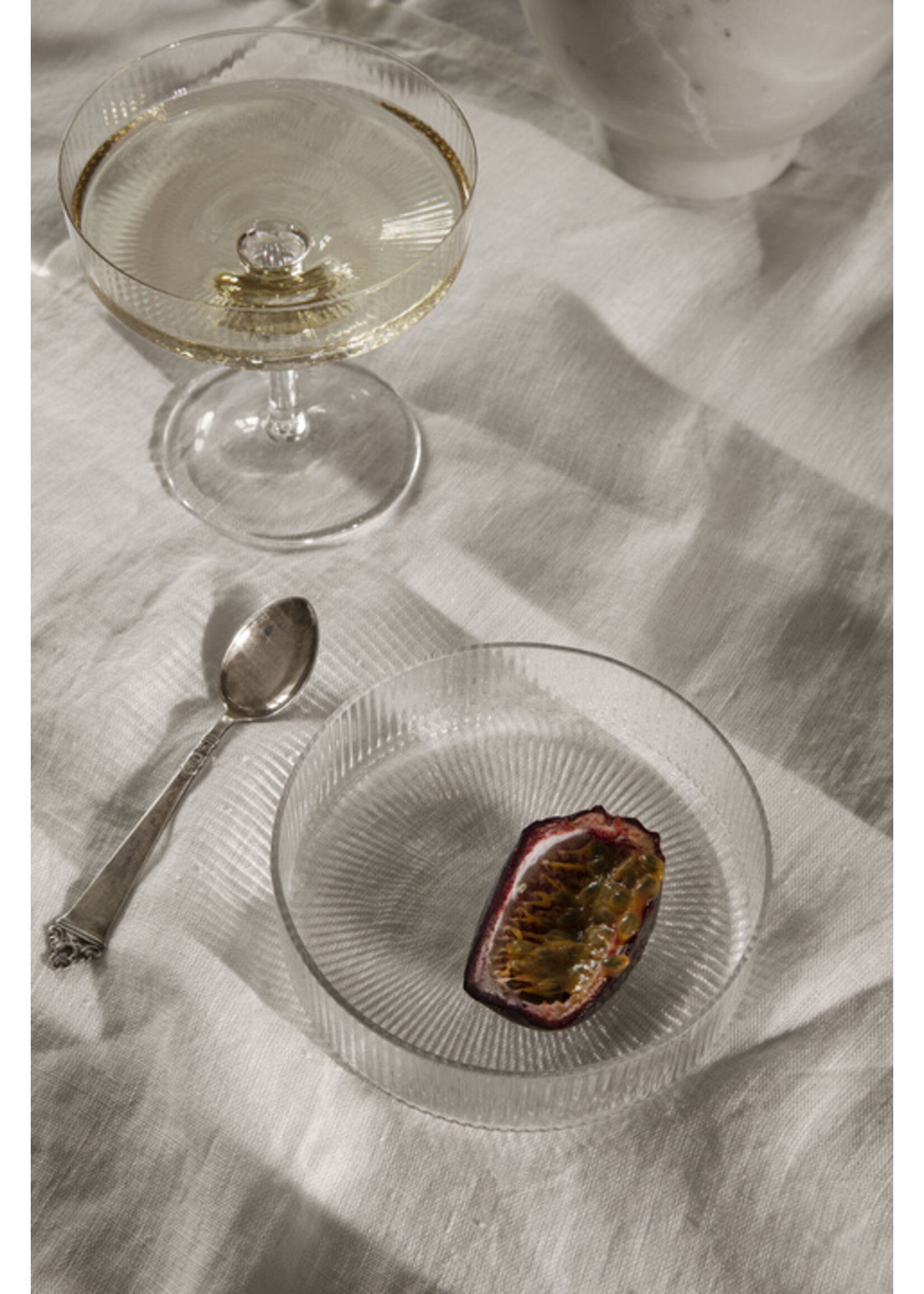 Ferm Living Ripple Champagneglazen – Set van 2