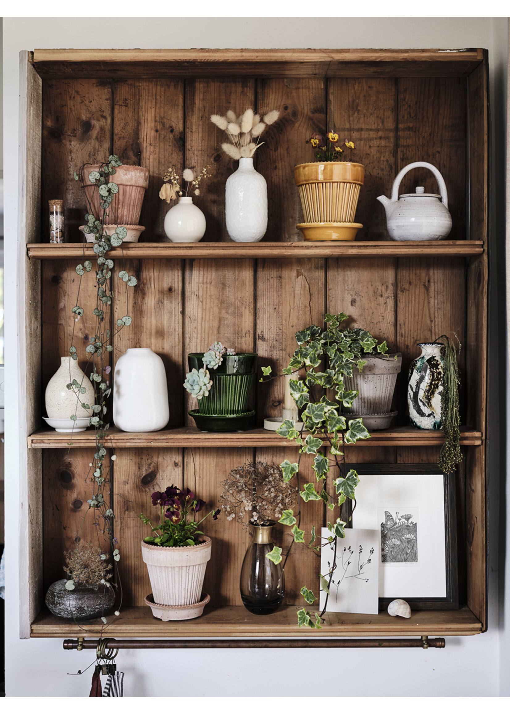 Bergs Potter Simona Set Pot en Schotel Groen Geglazuurd