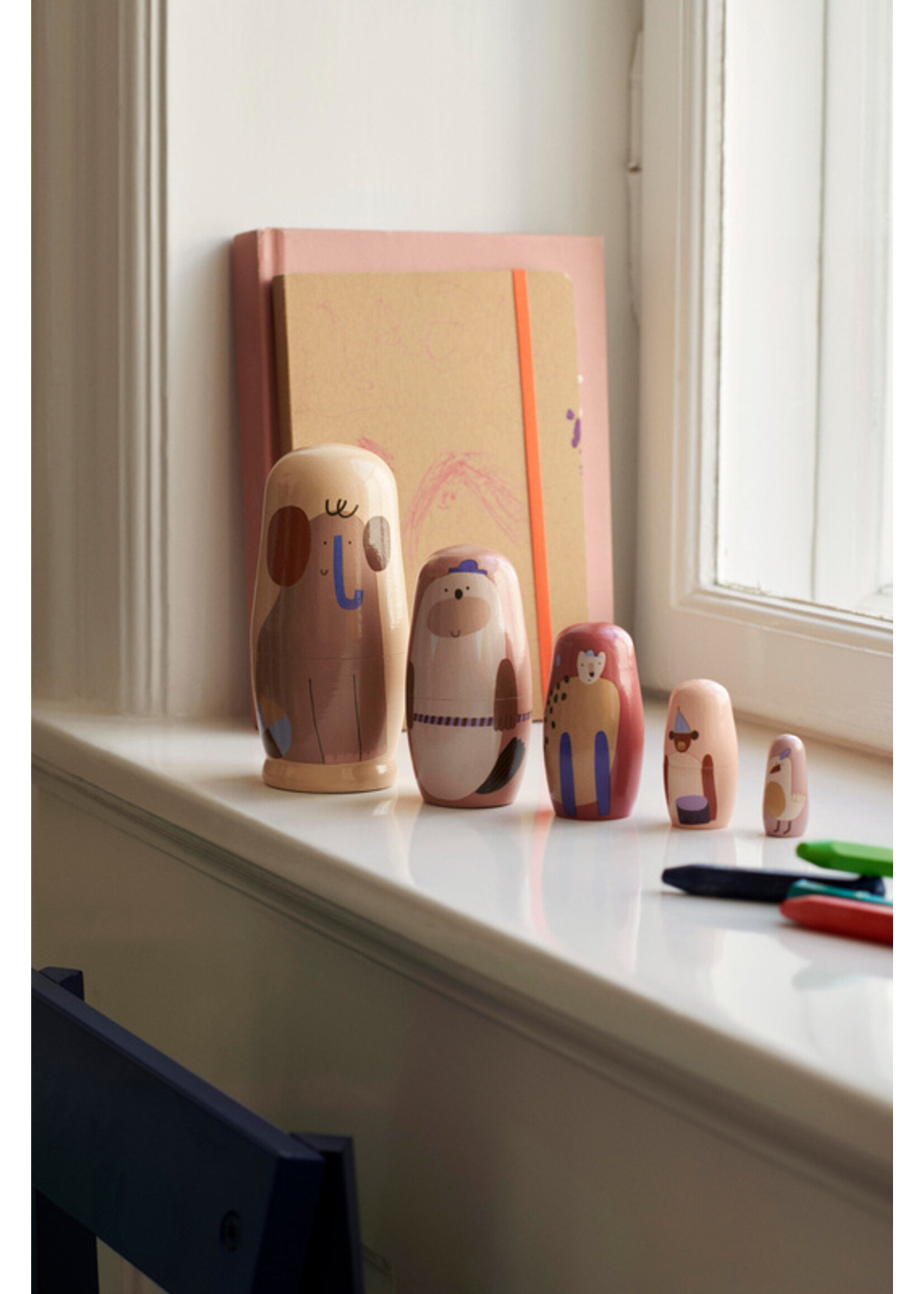 Ferm Living Critter Nestpopjes - Multi