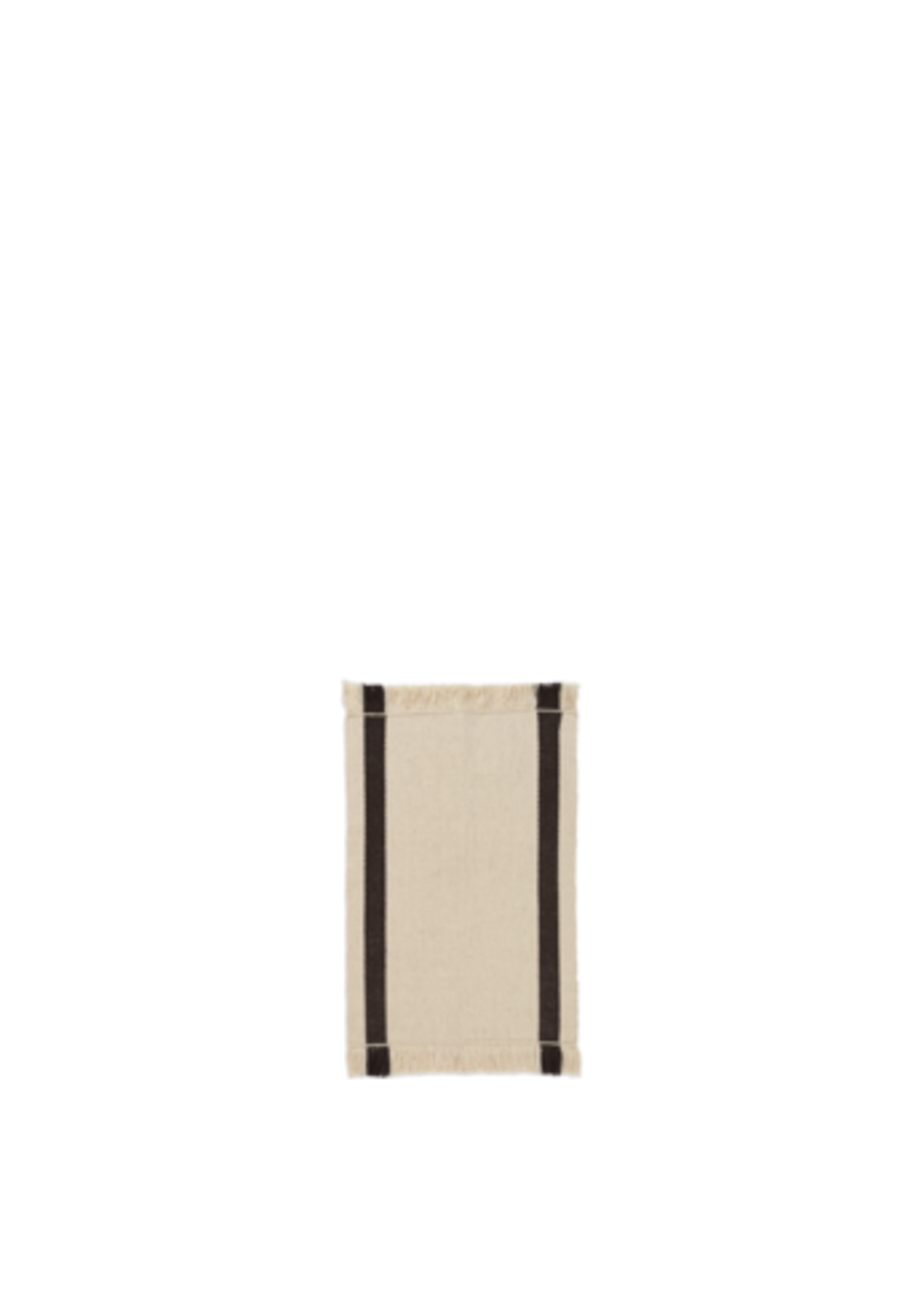 Ferm Living Calm Kelim mat offwhite/bruin