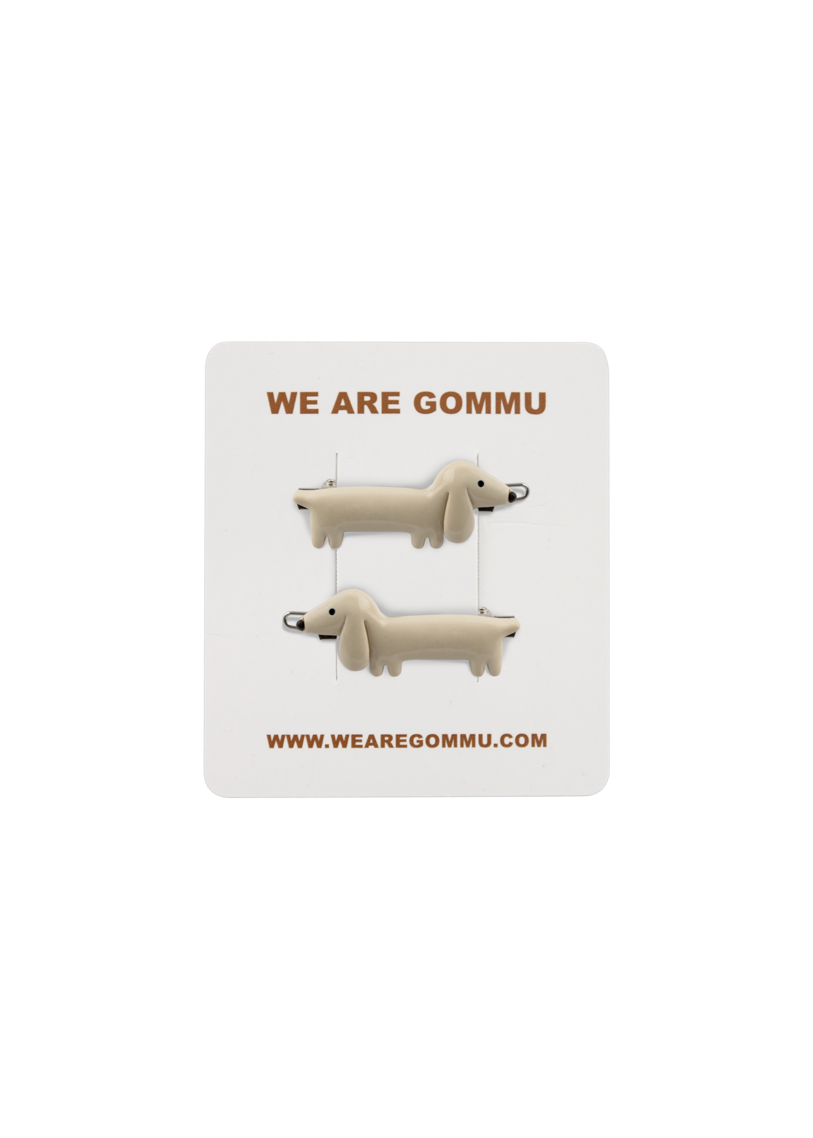 We Are Gommu Haarspeldjes Set van 2 Hond