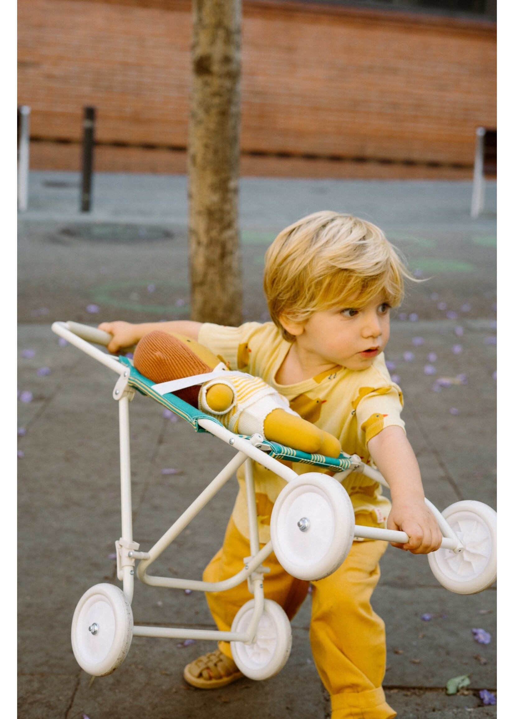 We Are Gommu Buggy Gestreept Groen