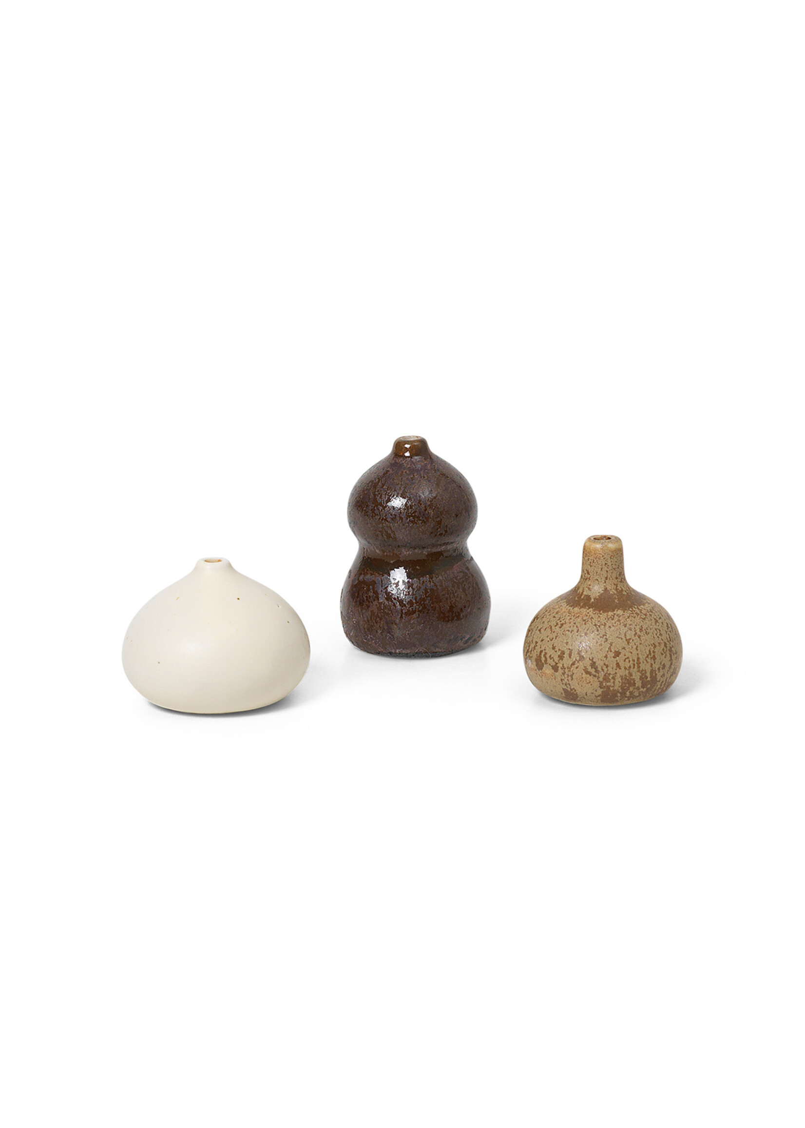 Ferm Living Komo Mini Vaasjes - Set van 3 – Multi