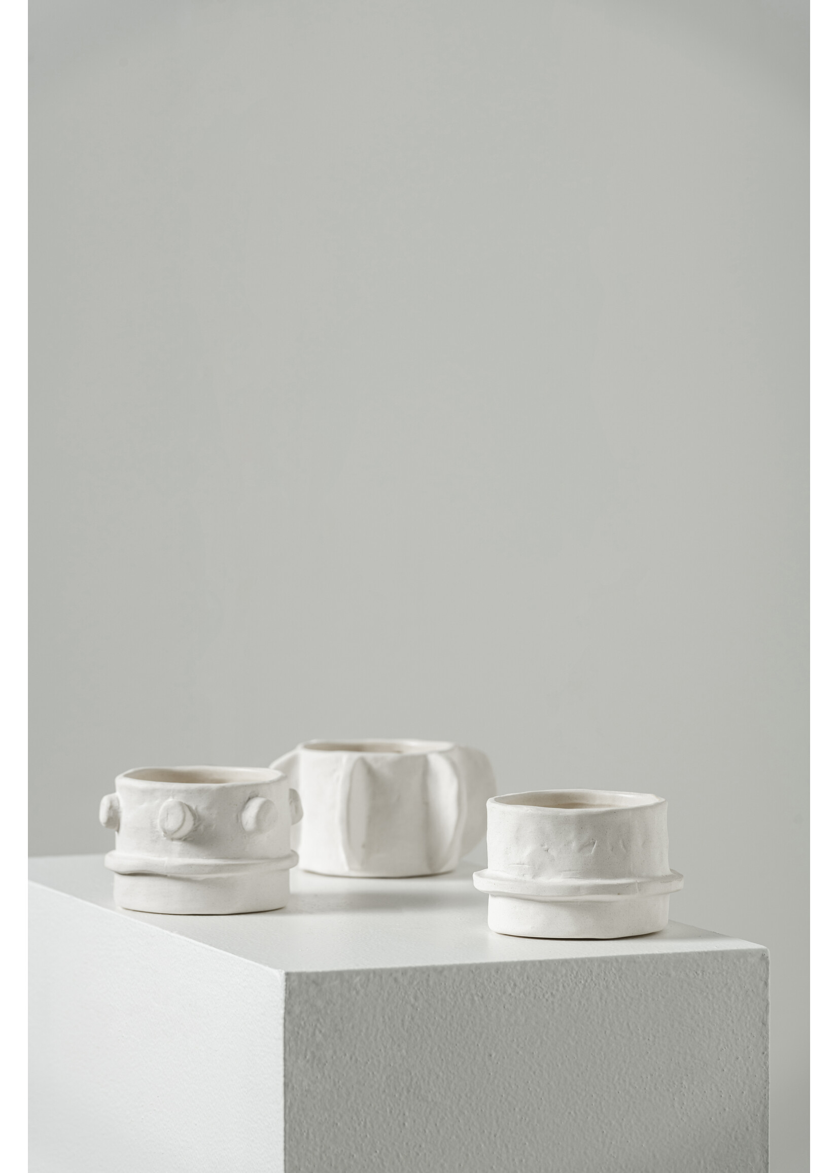 Serax Theelichthouder  Beige Molly - Set van 3