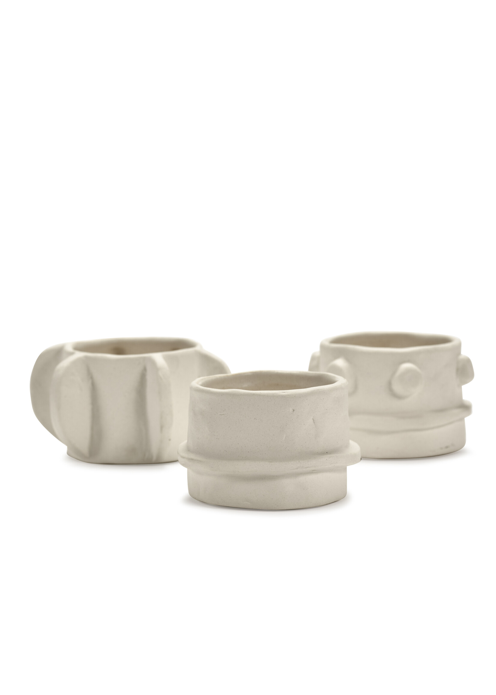 Serax Theelichthouder  Beige Molly - Set van 3