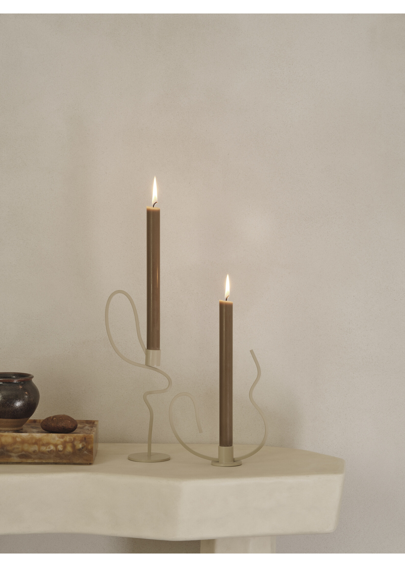 Ferm Living Valse Kaarsenhouder Laag