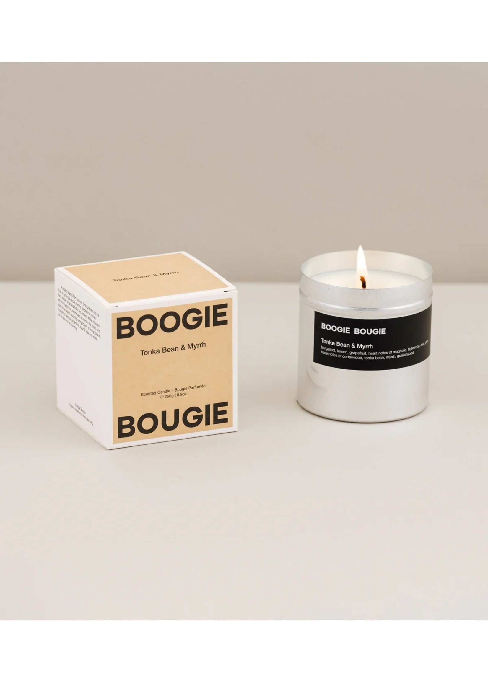 Boogie Bougie Geurkaars Tonka Bean & Myrrh
