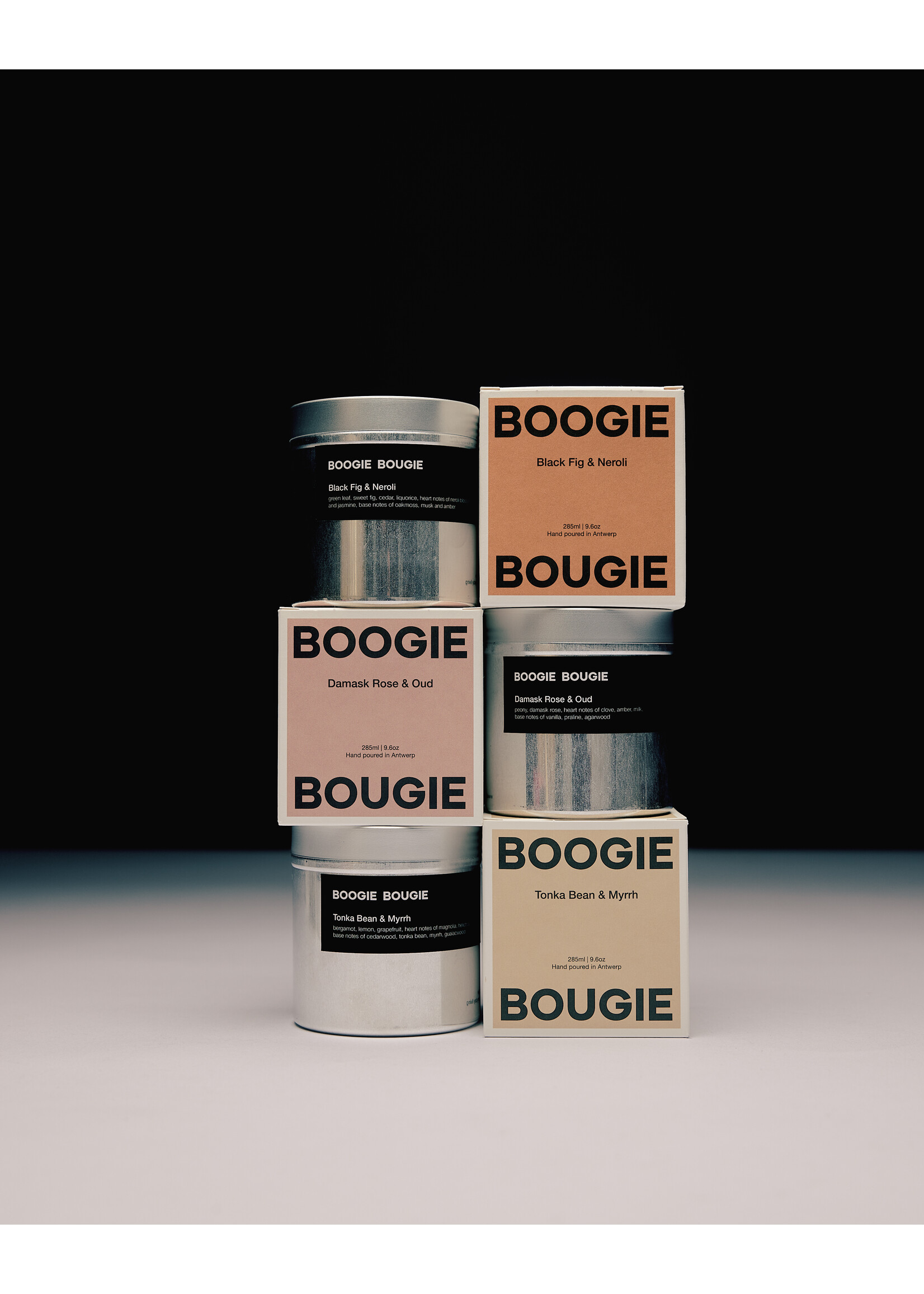Boogie Bougie Geurkaars Damask Rose & Oud