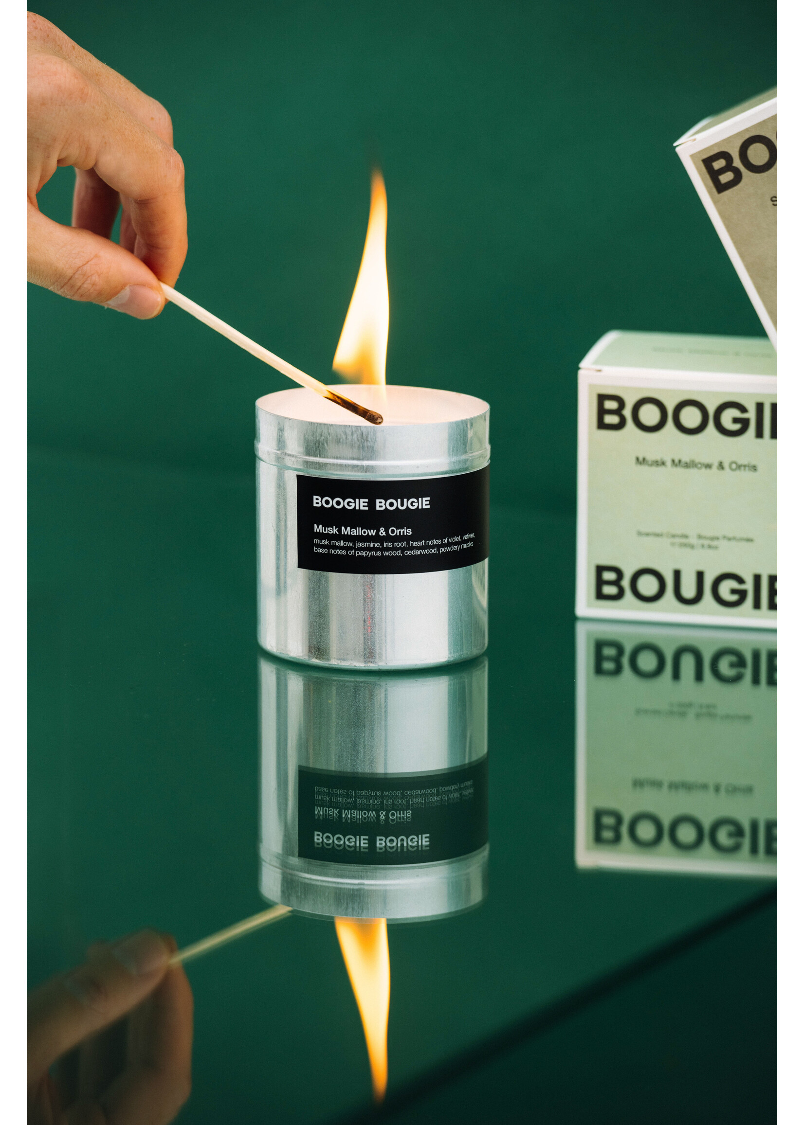 Boogie Bougie Geurkaars Musk Mallow & Orris