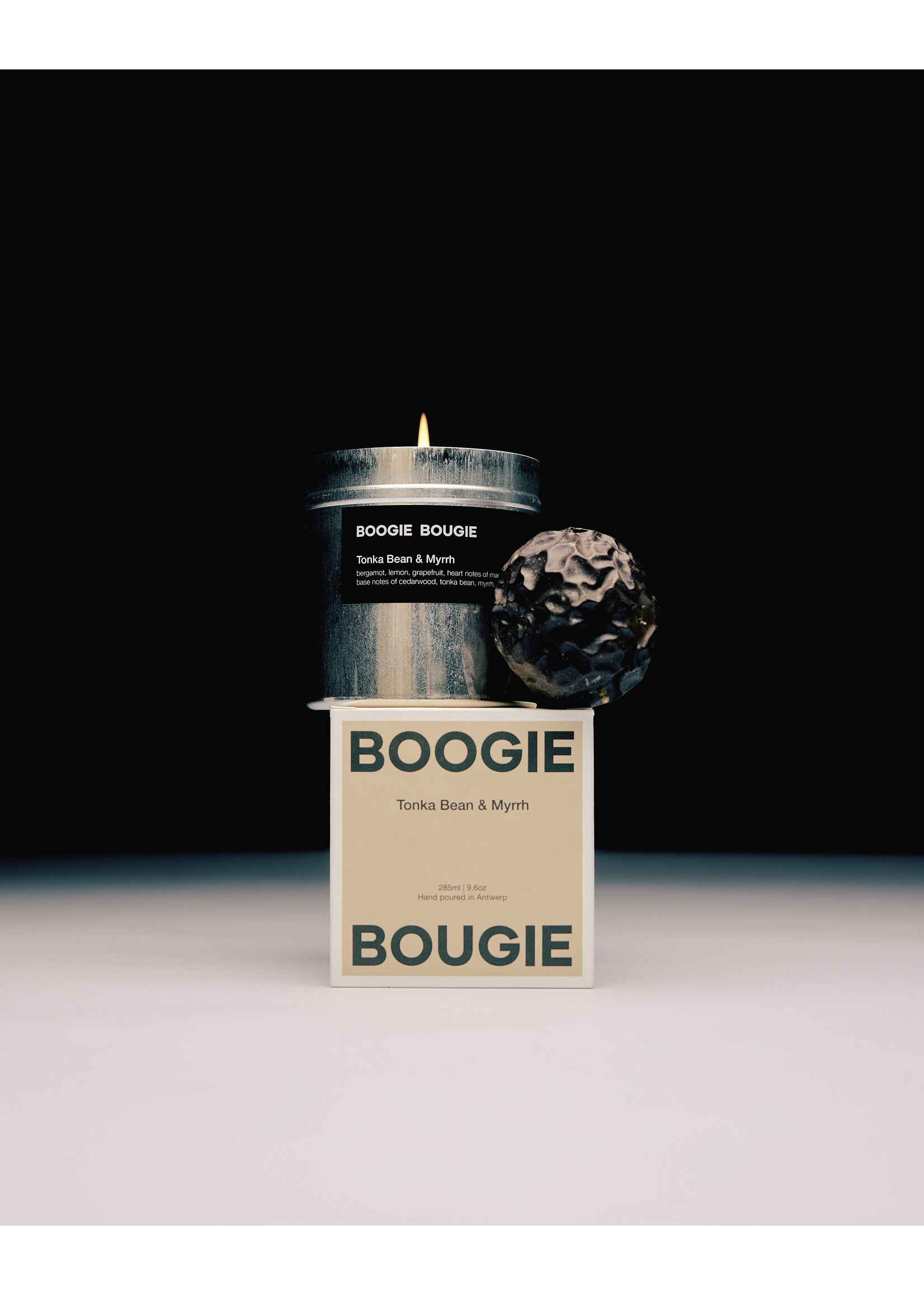 Boogie Bougie Geurkaars Tonka Bean & Myrrh