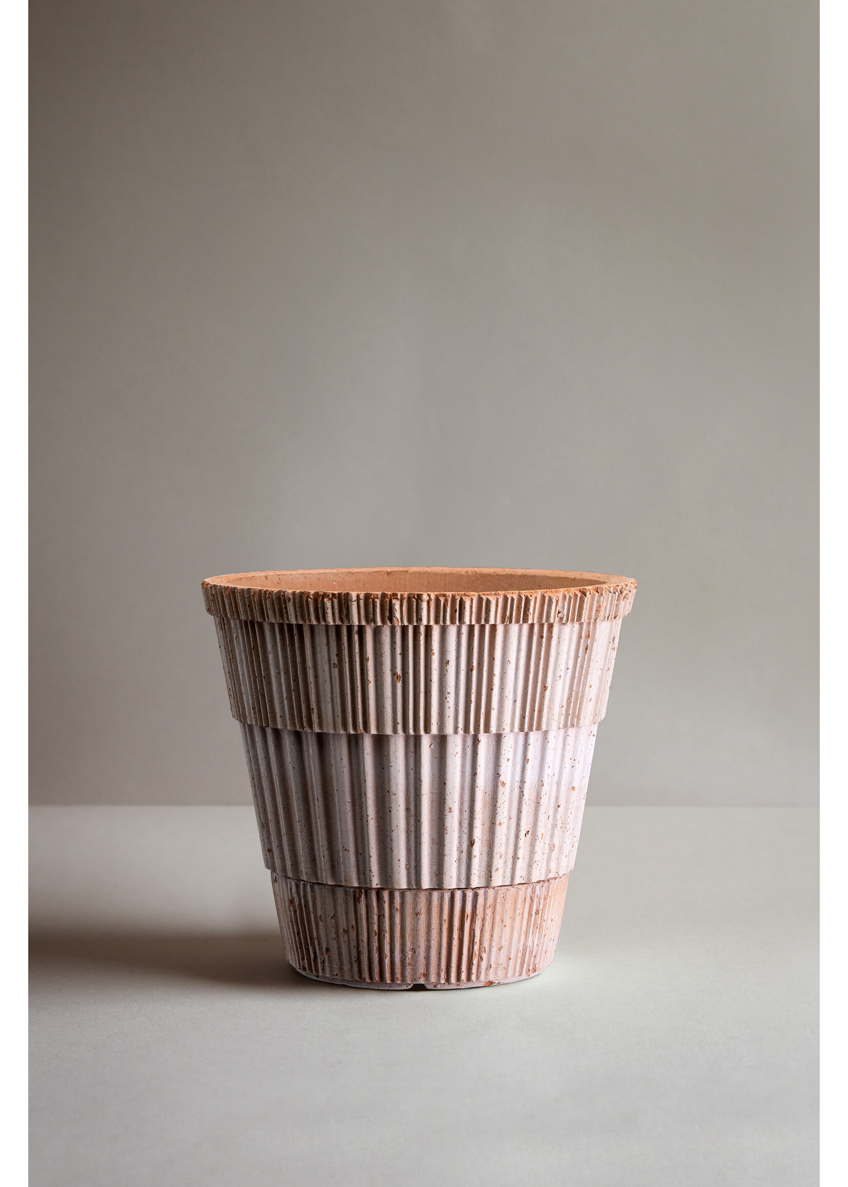 Bergs Potter Atlas raw Rosa - set pot en schotel Ø16 cm