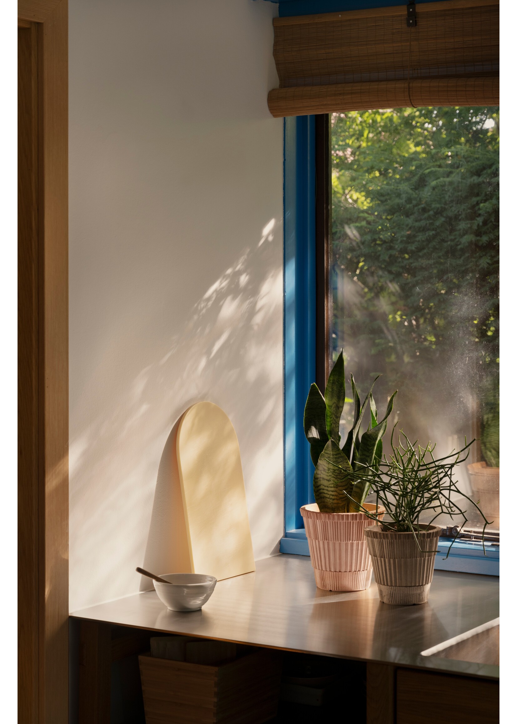 Bergs Potter Atlas raw Rosa - set pot en schotel Ø16 cm