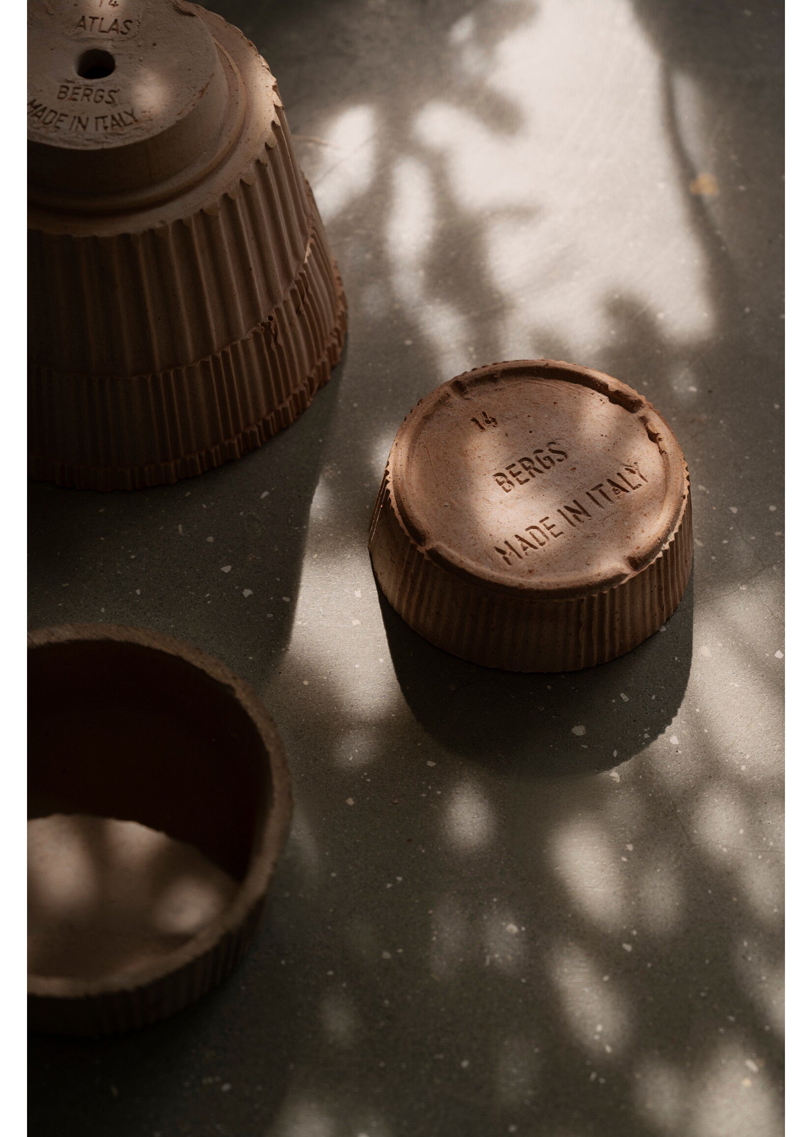 Bergs Potter Atlas raw Rosa - set pot en schotel Ø16 cm