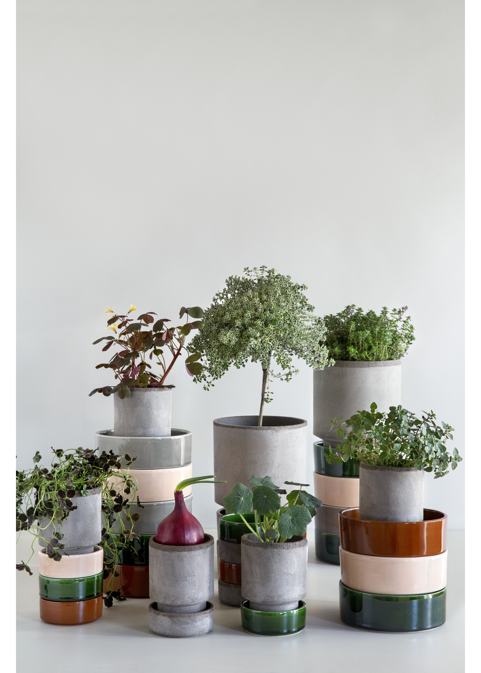 Bergs Potter Hoff Schotel Groen Geglazuurd