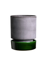 Bergs Potter Hoff Schotel Groen Geglazuurd