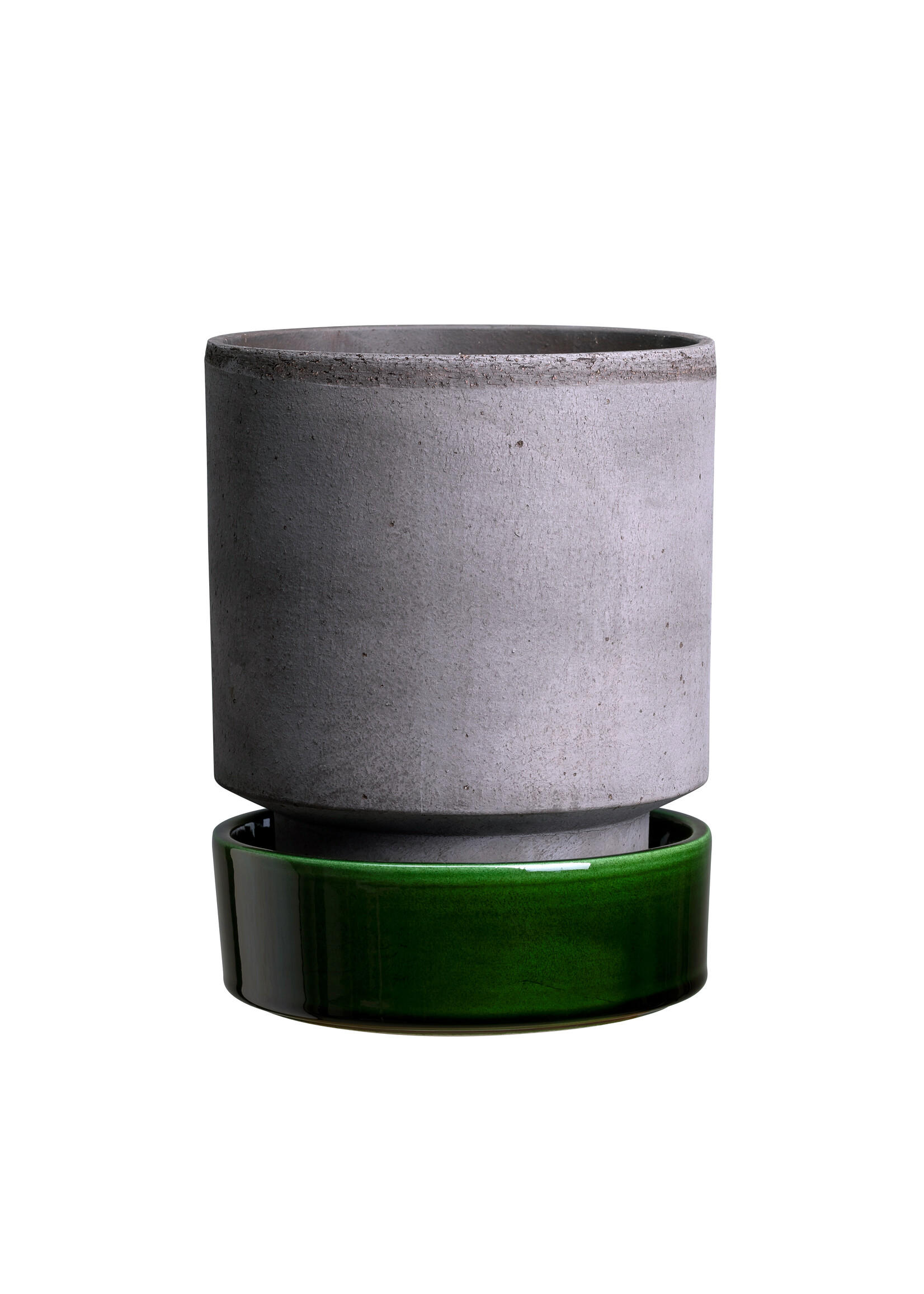 Bergs Potter Hoff Schotel Groen Geglazuurd