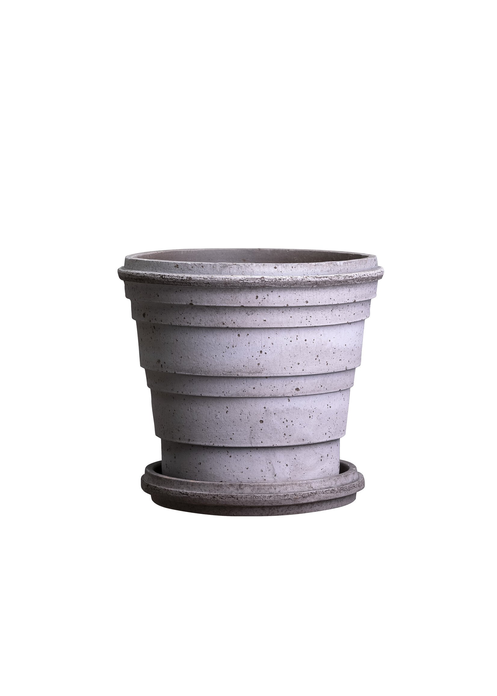 Bergs Potter Planet Set Pot en Schotel Grijs