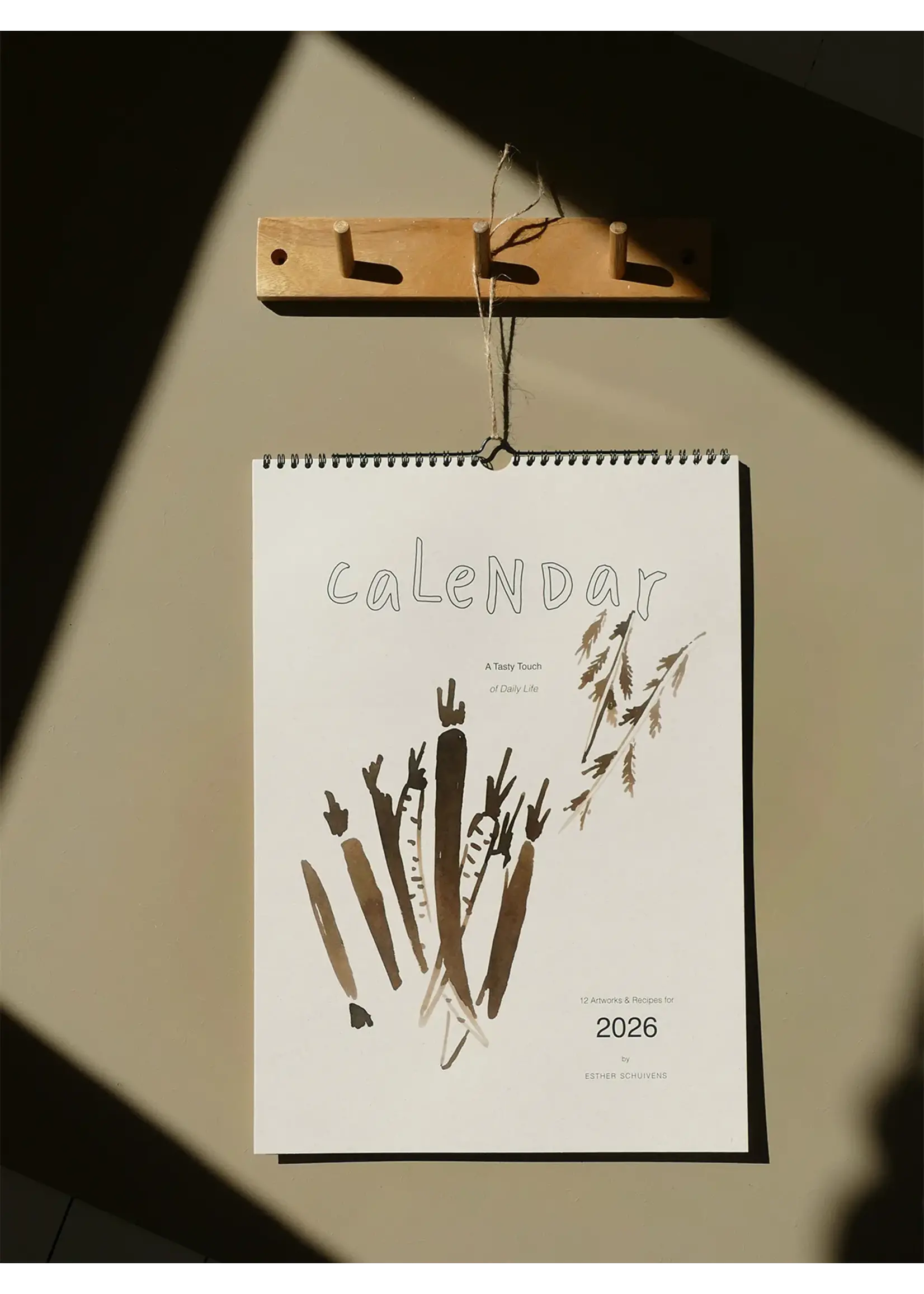 Esther Schuivens Kalender 2026 - "A touch of daily life" (met 12 recepten)