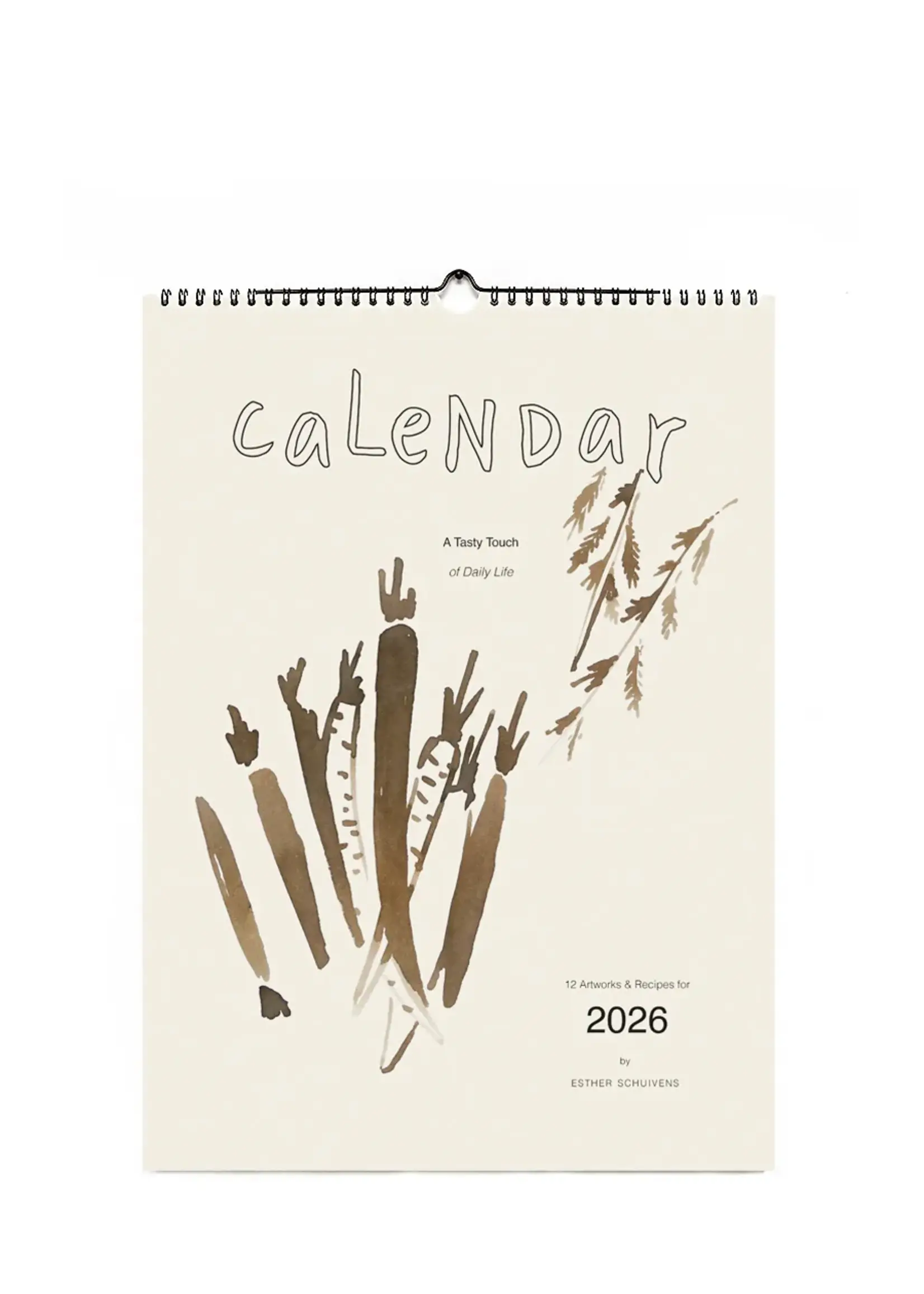 Esther Schuivens Kalender 2026 - "A touch of daily life" (met 12 recepten)