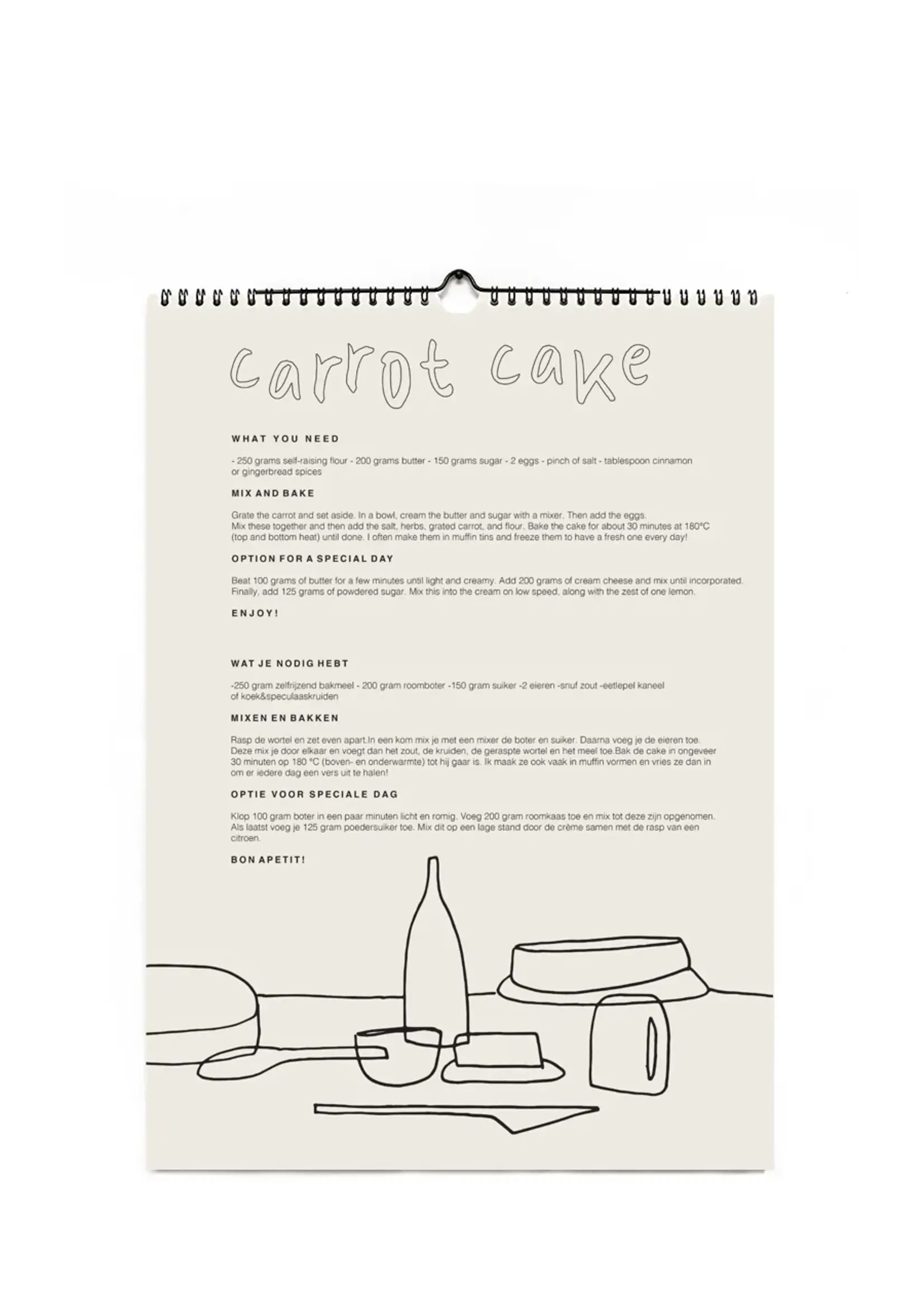 Esther Schuivens Kalender 2026 - "A touch of daily life" (met 12 recepten)