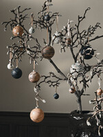 Ferm Living Kerstballen Marble - Set van 8