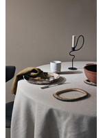 Ferm Living Valse Kaarsenhouder - Hoog – Zwart