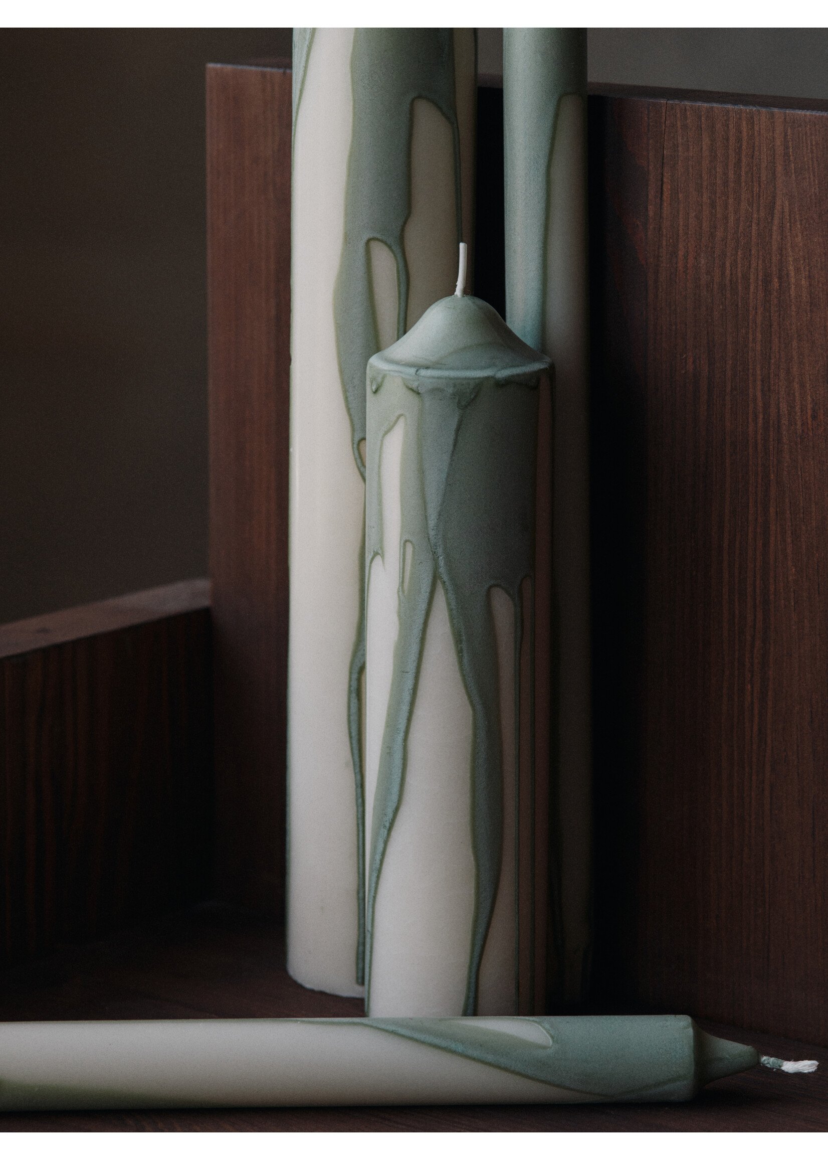 Ferm Living Dryp Stompkaars – Tea Green H20cm