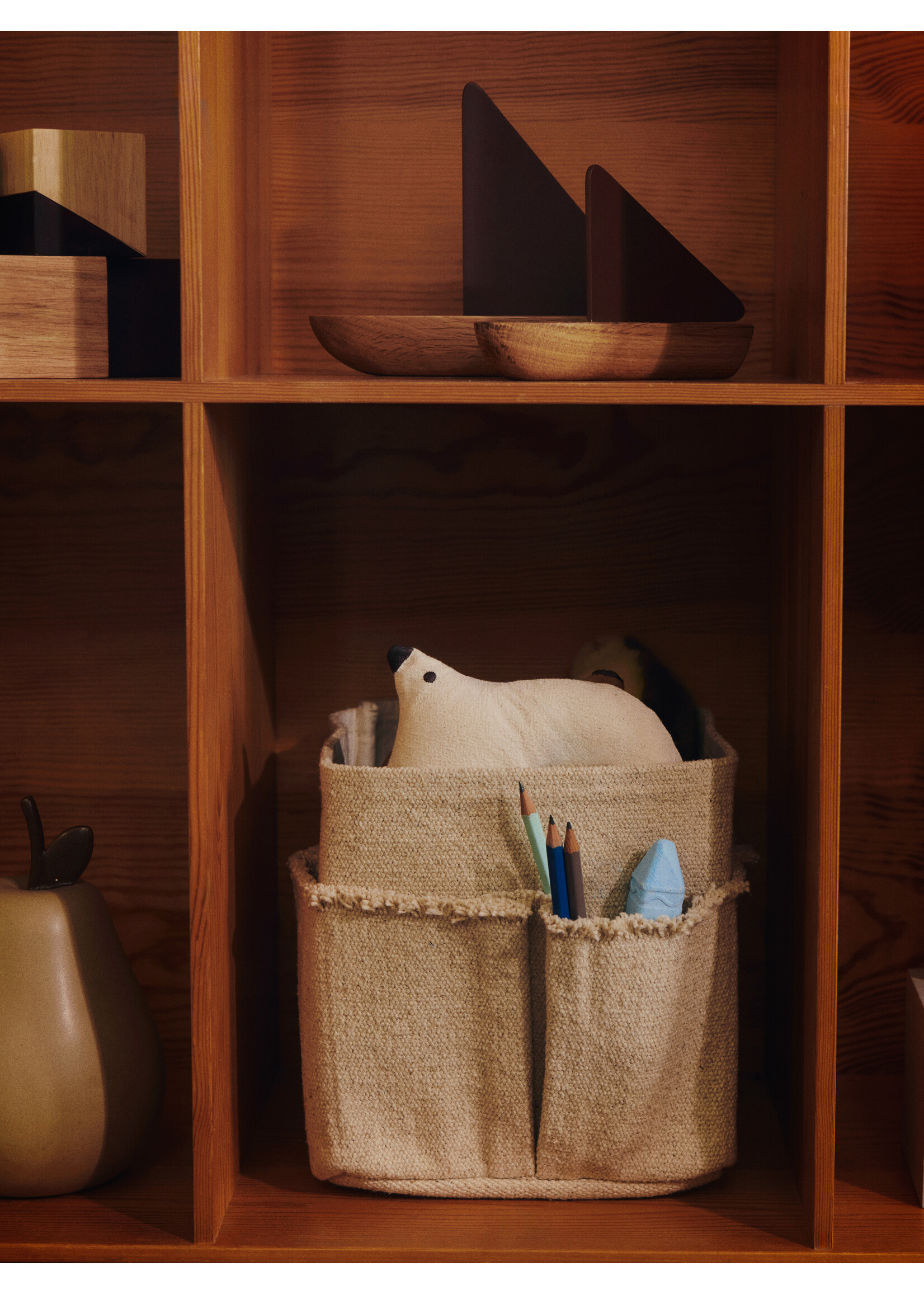 Ferm Living Hokan opbergmandje vierkant