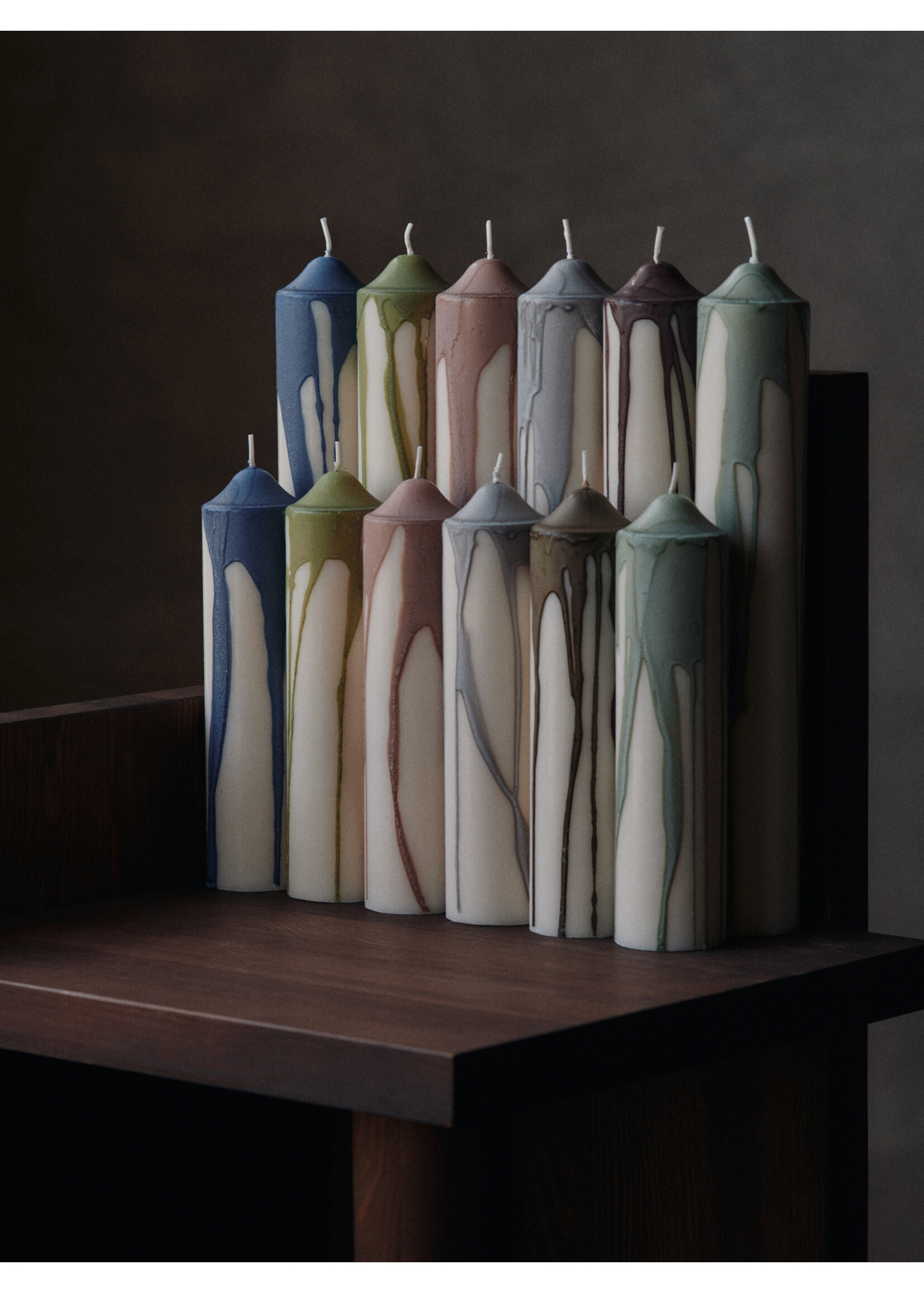 Ferm Living Dryp Stompkaars – Dark Chocolate H20cm