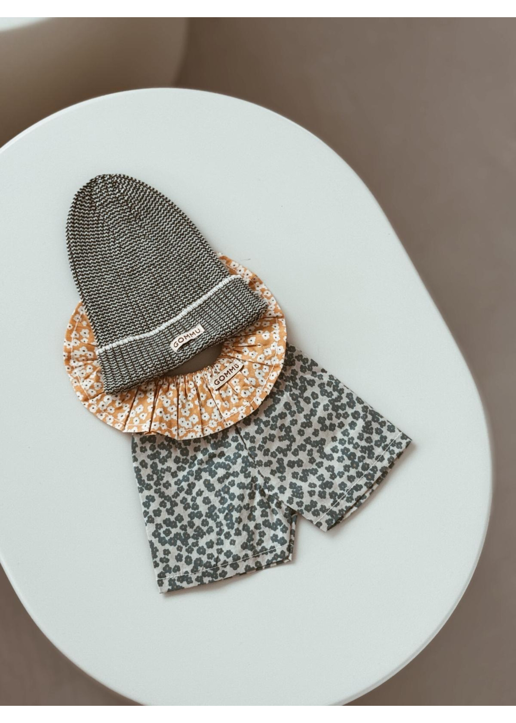 We Are Gommu Gestreepte Muts voor pop